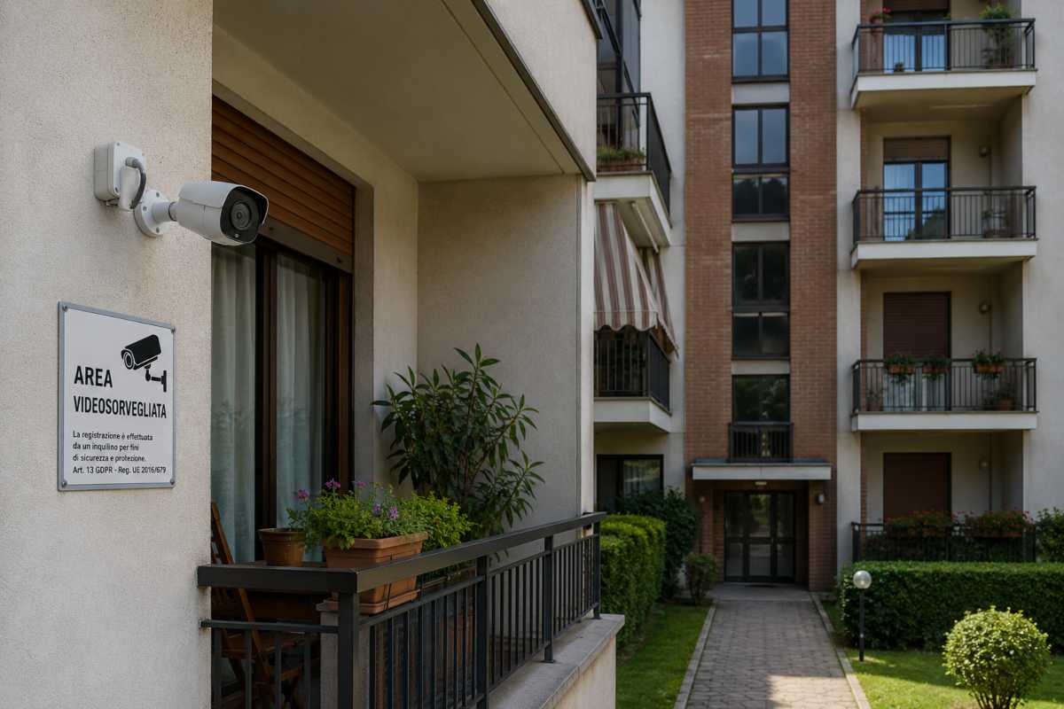 telecamera in condominio