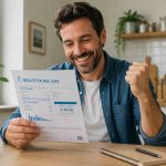 uomo consulta bolletta
